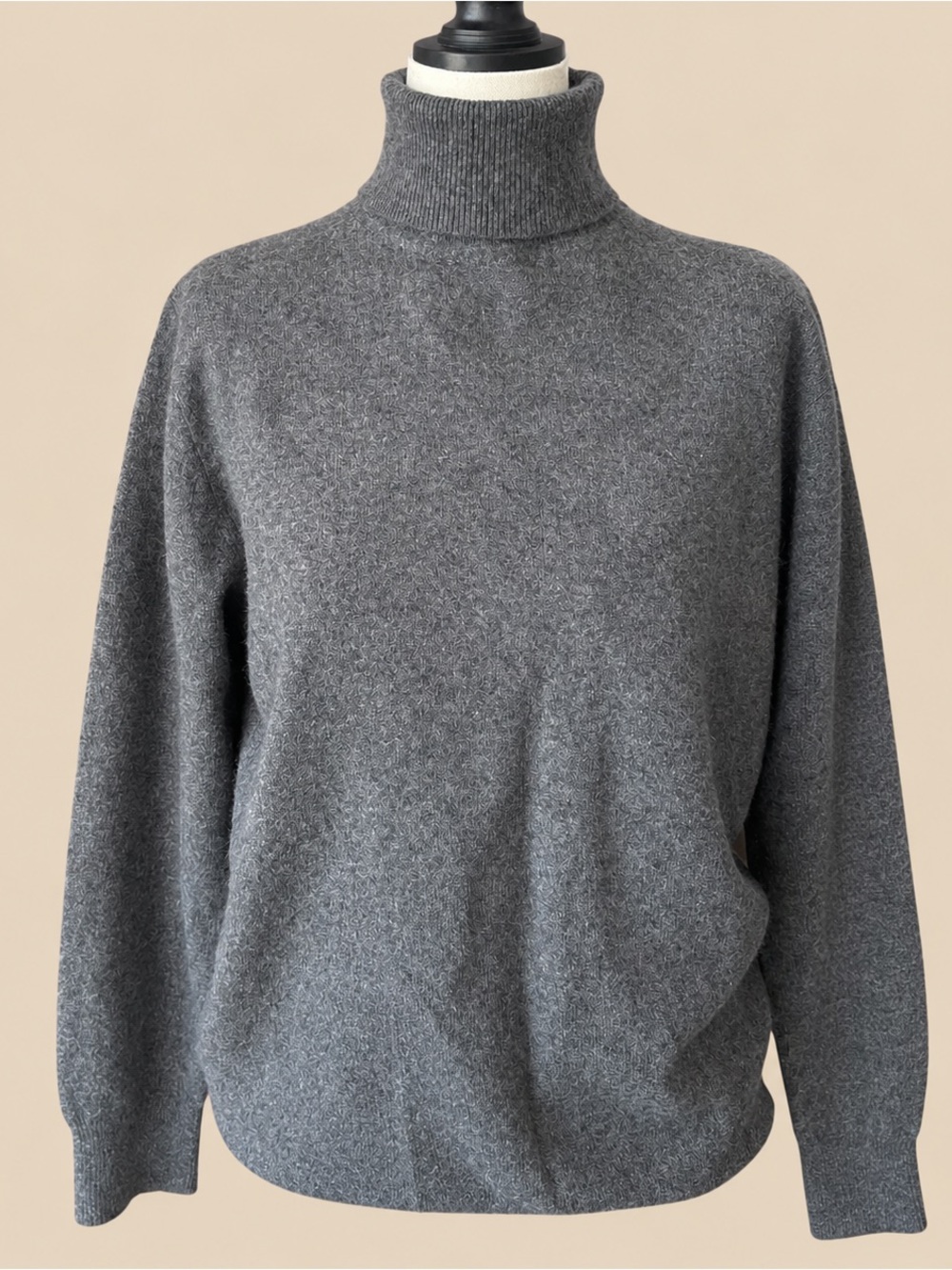Minimalist Quiet Luxury 100% Cashmere Vince Turtleneck S